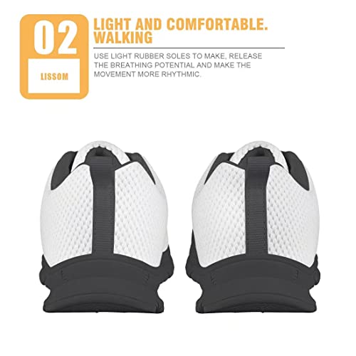 Kids Running Shoe for Boys Girls, Lace-up Running Tennis Sneakers Knitted Mesh Sports Shoes for Little Kid/Big Kid4