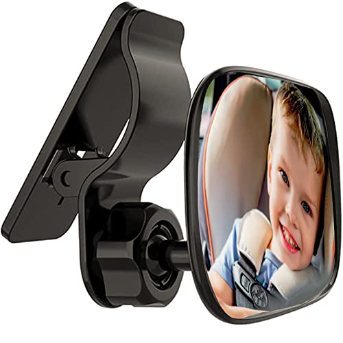Miroir auto bébé haut de gamme avec vision panoramique nette