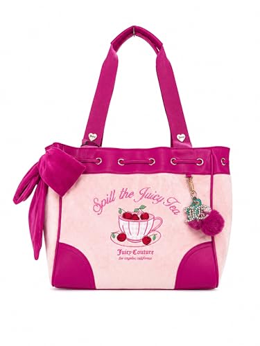 Bolso Tote Juicy Couture Vintage Dreams 12x11 pulgadas miniatura 1