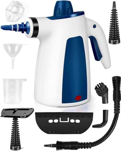 Hand Held Steam Cleaner, Portable Steam Cleaners, Steam Cleaner Handheld, Comes with 9-Piece Accessories for Multi-Surface Stain Removal, Perfect for Stain Removal, Car, Sofa, Floor, Bathroom, Window