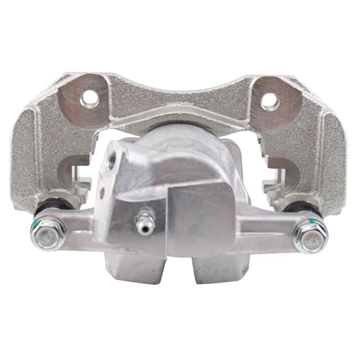 Image of TRQ Rear Brake Caliper Set Zinc Coated Hardware Brackets Compatible with 2012-2017 Toyota Prius V