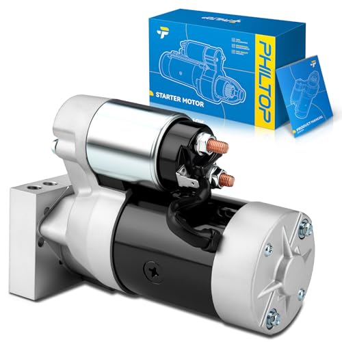 Image of PHILTOP Starter for Chevy SBC /BBC 262-454 2KW 9T | Replace 18493N, N18493, PE-106, SHI0032, 410-44033, S1936N, 76012GHD