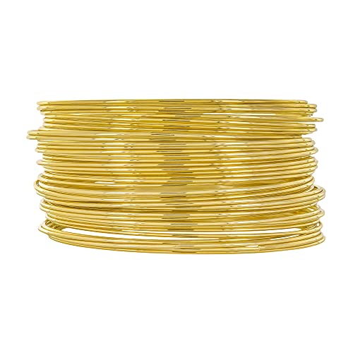 And Lovely Plus Size 14K Gold Textured Bracelet - 18K Gold or Rhodium Plated Thin Wire Bangle Bracelets - Multi Texture Bangles with Crystal Rhinestones for Women for Her2