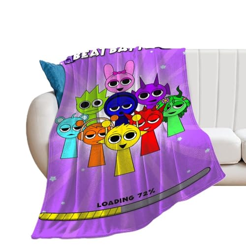 �X�v�����L�[ Sprunki�ѕz �V���O�� �g���� ���� �􂦂� �����Q �u�����P�b�g ������� �ӂ�ӂ� �_�炩�� ������� �l�G�K�p 50"*60"�i130*150cm�j