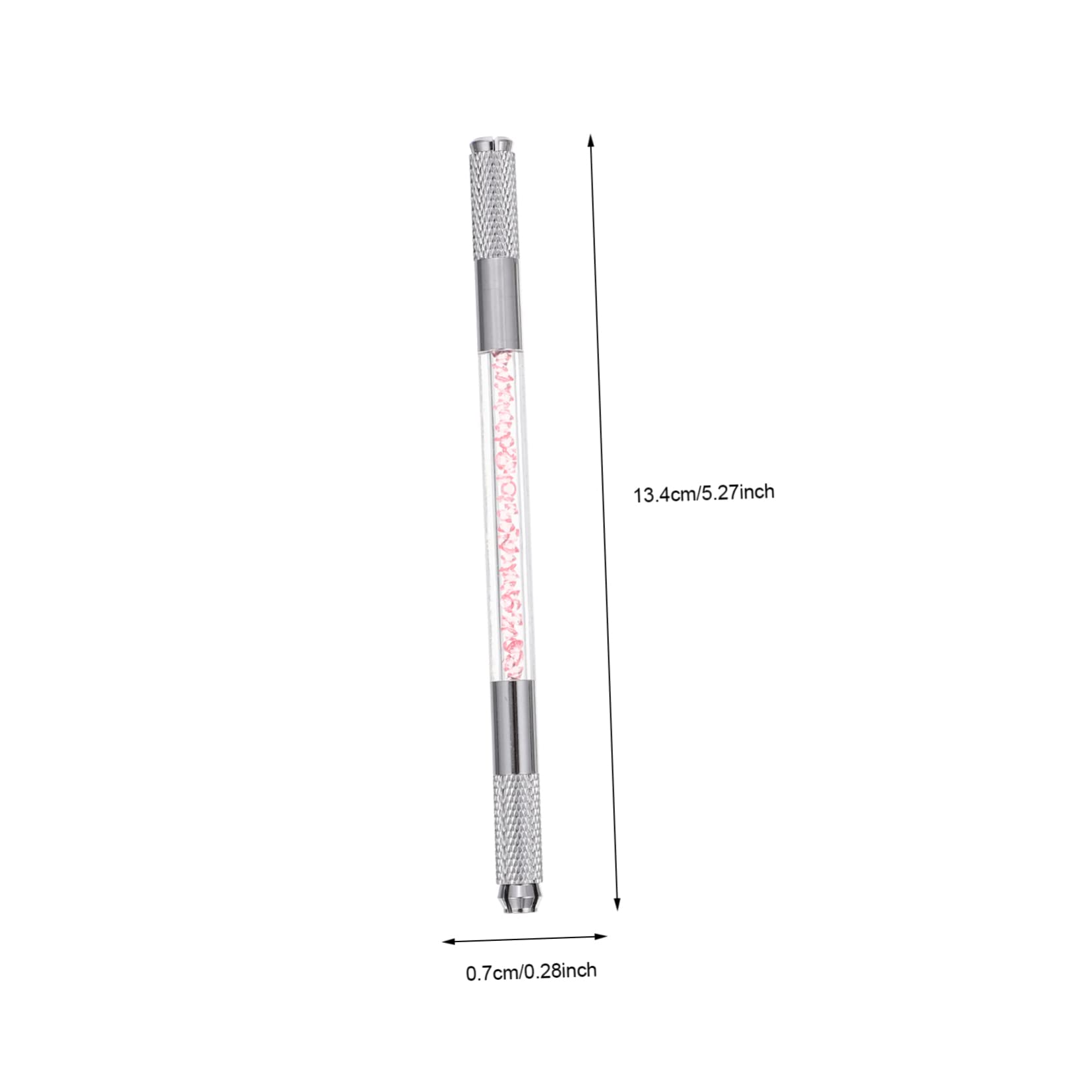 Microblading Augenbrauenstift Dual Ende 10 Stück Weiß Rosa Microblading Make up Stift Tätowierwerkzeug Kompakt Tragbar Für Kosmetik Schönheitssalon