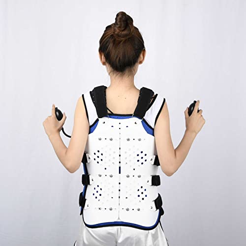 Thoracolumbar Fixation Brace,Adjustable and Heightening Chest and Waist Fracture Frame Spine Support After Lumbar Surgery