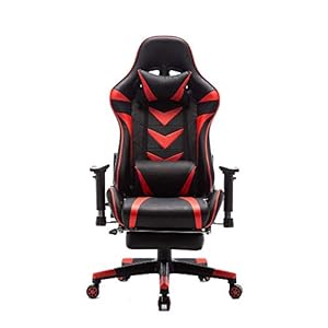 YUXIwang Bureaustoel E-Sports Stoel Hoge Rug Executive Ergonomische Computer Stoel PU Lederen Bureaustoelen Werk PC Racing Verstelbare Draaistoel Compatibel met Werken Gaming (Kleur: Picture Color,