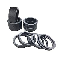 Kit Entretoises de Direction ROCKSHOX UD Carbone 1"1/8 Noir/Blanc
