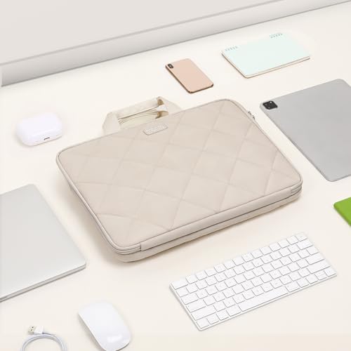 Image of MOSISO 360 Protective Laptop Bag, Shoulder Bag Double Layer Fluffy Padded Anti-theft Zipper