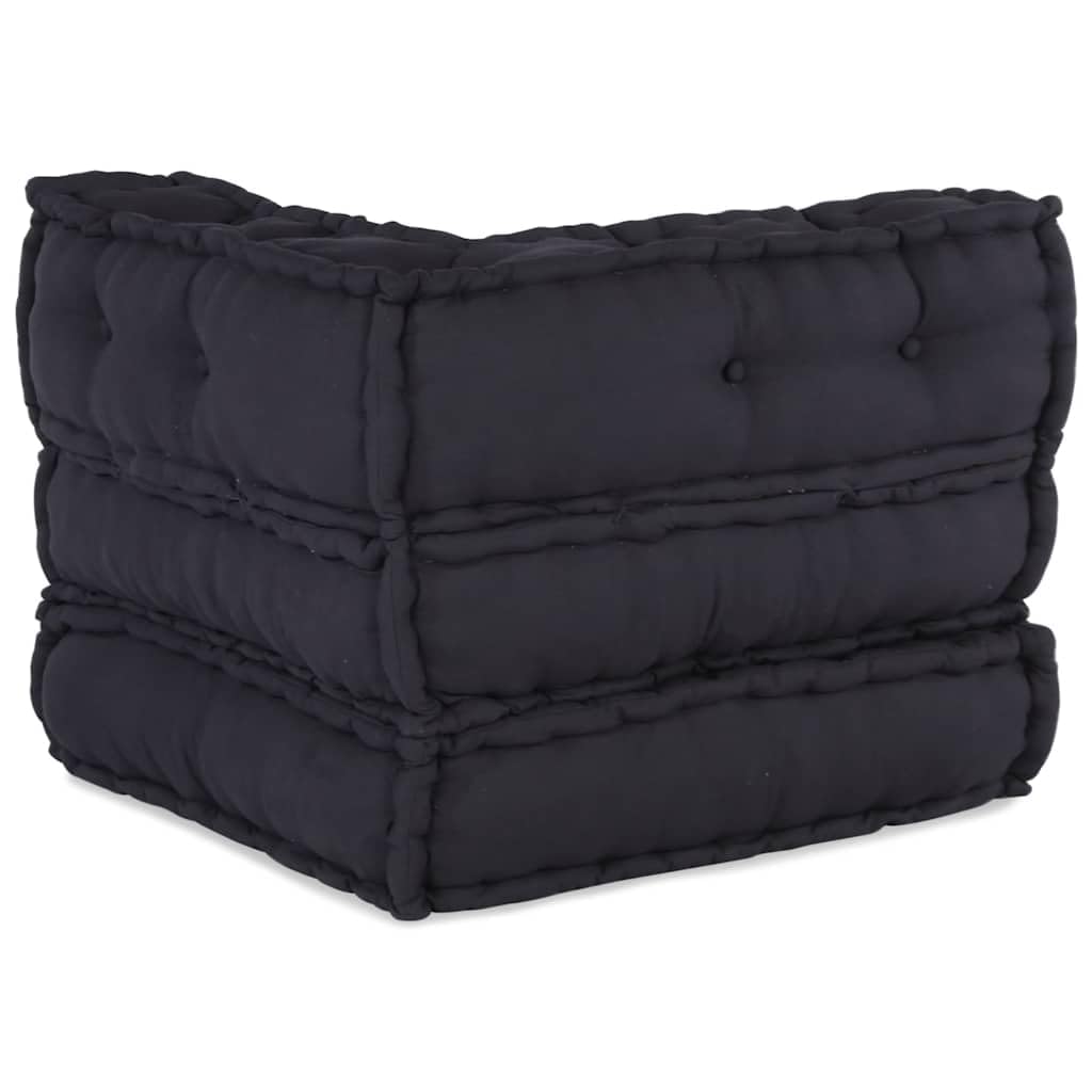Sofá modular de suelo antracita, 70 x 70 x 54 cm, sillón de