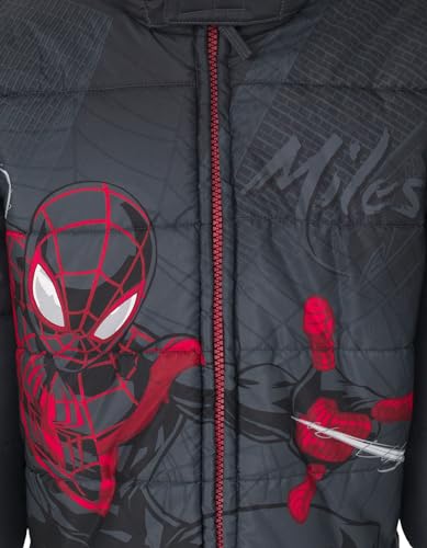 Image of Marvel Hooded Zip-Up Puffer Jacket Toddler to Big Kid