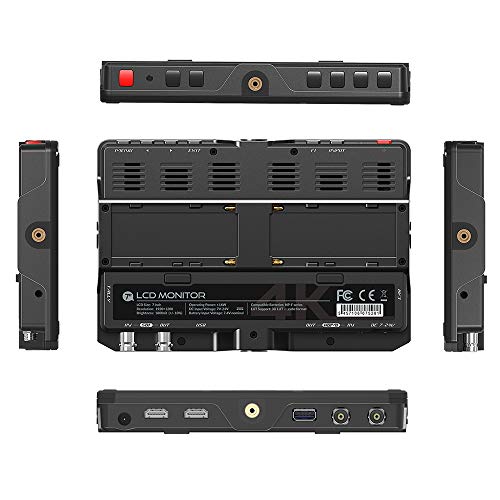Lilliput H7S 7 Inch 1800 Nits High Brightness Sdi 4K Hdmi Input Tally Field Monitor Dslr On-Camera Hdr Video Monitor #TOP5