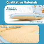 Runhike High Chair Cover Replacement Compatible with Graco and Ingenuity | Soft Cushion with Anti-Slip Pad, Protecting Water Spills, Fit for Evenflo, Baby Trend, Cosco, Joovy Nook and Most High Chair