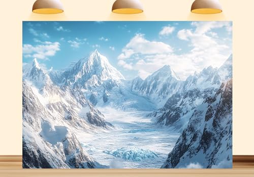 Shdasmil Iceberg Backdrop Art Glaciers Polar Photography Background Snow Mountains