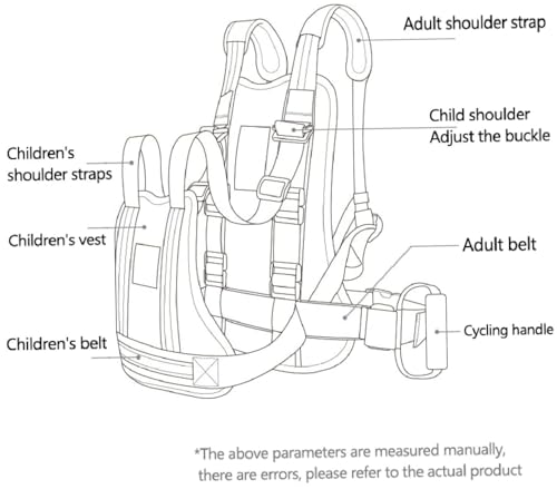 Ceinture sécurité pour âgés 2 à 12 ans réglable évitant les glissements