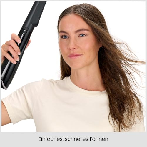 BaByliss Style Smooth 1000, 3-in-1 Warmluftbürste zum Föhnen, Glätten und für Volumen, 1000W, AS128E – Ansicht 5