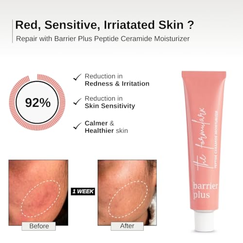 Image of The Formularx Peptide Ceramide Moisturizer - Barrier Plus Nourishing Barrier Repair Moisturizer For Normal, Dry, Compromised, Sensitive skin 50 g
