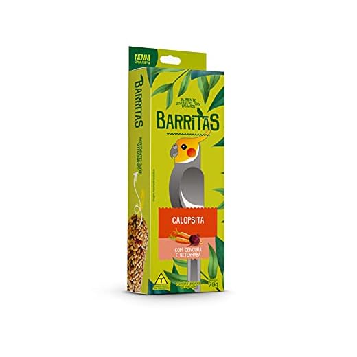 Barrita Calopsita com cenoura e beterraba, ZOOTEKNA - 70 g
