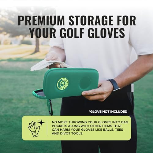 Stripebird - Original Performance Golf Glove Holder Case (Fairway Green) - Protect and Keep Golf Gloves Dry - Moisture Free Storage - Golf Glove Organizer Case - image 2
