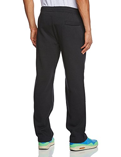 NIKE Mens Club Open Hem Swoosh Sweatpants Black/White 826424-010 Size X-LARGE3