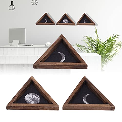 Miroirs de phase de lune naturelle pour décoration murale salon - 5