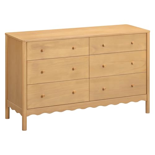 Image of Babyletto Swell 6-Drawer Assembled Dresser in Honey, Greenguard Gold Certified