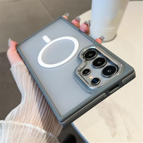 Coque Samsung S26 Plus gris mat compatible induction - 3