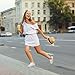 JUDIS Women's Low Top Canvas Tennis Shoes Lace Up Fashion Walking Shoes Casual Sneakers for Women White