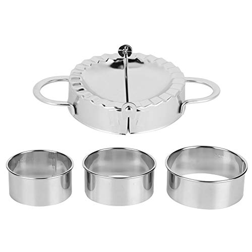 Dumpling Maker Kit, Stainless Steel Dumpling Maker Dough Press Cutter for Kitchen Utensils for Pastelitos Chinese Dumpling Pierogi Calzone Turnovers