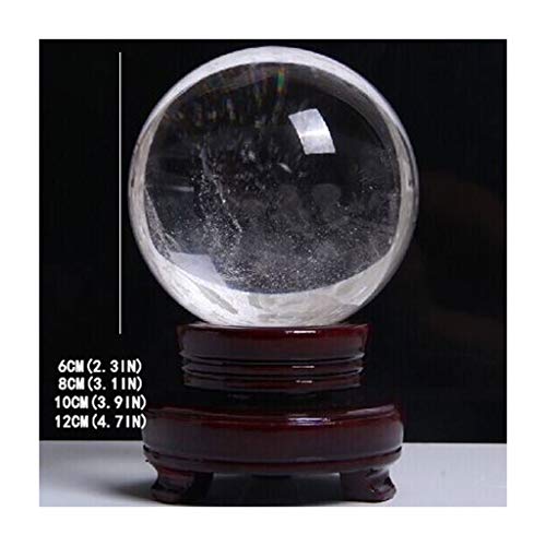 Boule de cristal blanc naturel idée cadeau sculpture de table - 2