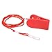Rjrjc Running Machine Safety Switch, Universal Treadmill Safety Key, ABS Material, Red Color, 2 Pcs Set for Home Gym Fitness Equipment Enthusiasts