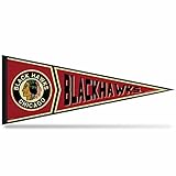 Rico Industries NHL Hockey Chicago Blackhawks Retro 12" x 30" Felt Wall Décor Pennant - Great for Home/Bed Room/Man Cave Décor