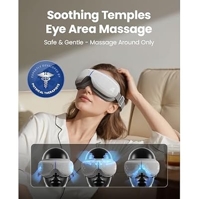 BOB AND BRAD EyeOasis 2 and EYEFLOW Eye Massager with Heat & Cooling