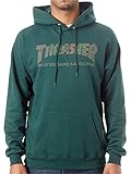 THRASHER Sudadera con Capucha Davis Forest Verde (M, Verde)