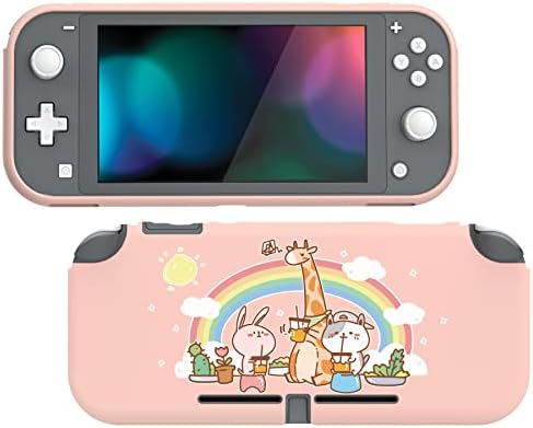 PlayVital Miękkie Etui Ochronny TPU Slim na Switch Lite Konsoli,Obudowy Protective do Switch Lite-Kociak Basen Party