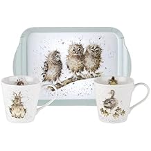 Portmeirion Home & Gifts X0011658739 Wrendale by Royal Worcester s/2 Mugs & Tray Wrendale Designs