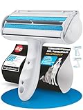 BluePet RolloTollo 2.0 Selbstreinigende Fusselrolle - Tierhaarentferner für Haustierhaar, Entfernung Tierhaar von Sofa, Bett & Möbel, Fusselbürste Hundehaare & Katzenhaare