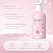 Sakura Blossom Body Lotion, Firming Moisturizer & Hydrating with Niacinamide & Vitamin C Nourish Skin, Non- Sticky Refreshing, Quickly Absorbed