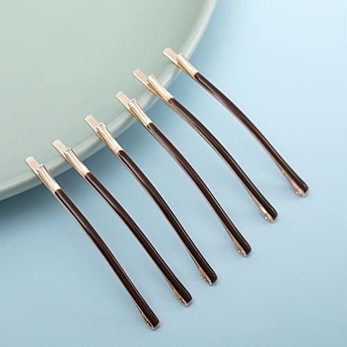 Jumbo Bobby Pins Metal Hair Pins Textention Hair Clips For Hair Decoration, 10Pcs (5 Long And 5 Short) (Brown) #TOP2