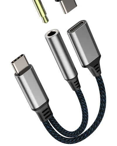 USB C - 3.5mm wbhzA_v^[ iPhone 17 16 15 Pro Max (2in1) DAC Aux Jack [dXvb^[ Type C I[fBI[d Apple iPadp Samsung S24 UltraRo[^