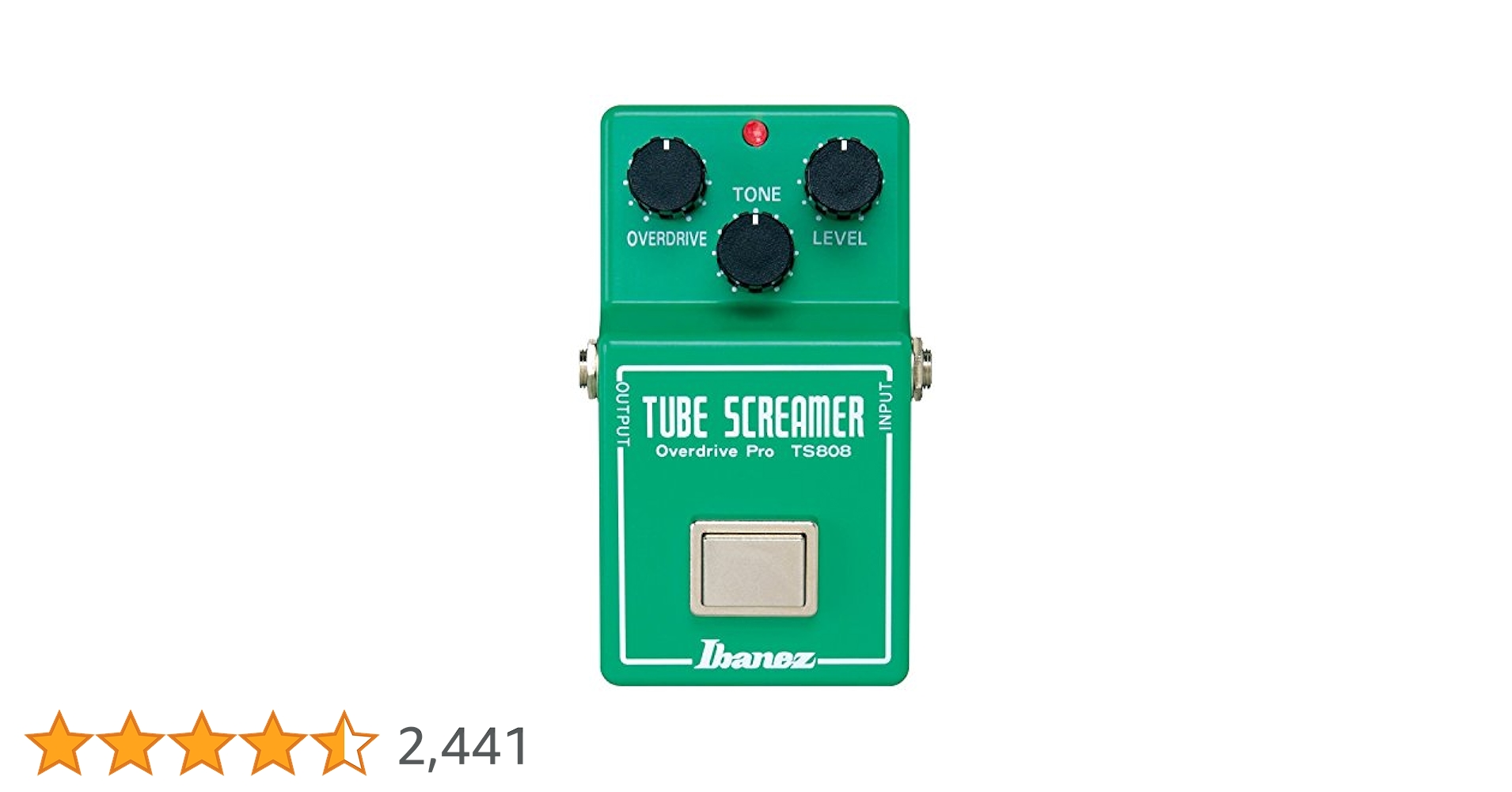ギター TUBESCREAMER Overdrive Pro TS808 Ibanez TS808HWv2 Tube Screamer Overdrive Pro Pedal | Sweetwater