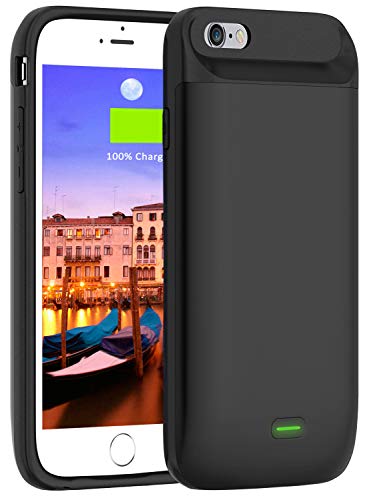 iPhone 6/6S Battery Case, Vproof [5000mAh] Rechargeable Charger Case External Battery Pack Portable Power Bank Protective Charging Case Cover for Apple iPhone 6S, 6 (4.7 Inch) (Black)