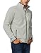 BALEAF Men's Full Zip Fleece Jacket Pullover Sport Sweater Sweatshirt Gray Black Size M