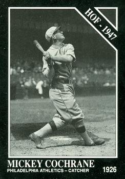 Mickey Cochrane Baseball Card (Philadelphia Athletics) 1991 Sporting News Conlon Collection #51