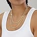 Nuragold 18K Real Yellow Gold Solid Miami Cuban Link Chain Necklace 16
