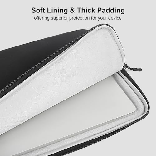 Funda para laptop de 17 pulgadas color negro miniatura 4