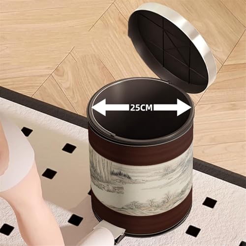Papelera de estilo chino con diseño compacto para hoteles y casas 3