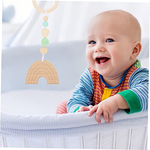 Abaodam 16 Peças Decorações De Decoração Amadeirada De Ginástica Para Bebês Para Casa Brinquedos De