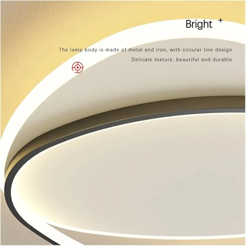 Plafonnier LED moderne pour harmoniser l'éclairage du salon - 2