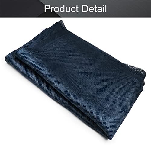 Fielect Navy Blue Speaker Dust Cloth Speaker Mesh Grill Cloth Stereo Grill Filter Fabric Mesh Cloth Replacement For Home Speakers, 0.5X1.6M #TOP3